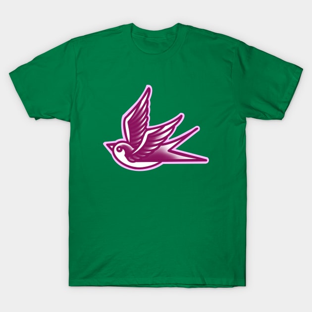 tattoo swallow pink T-Shirt by weilertsen